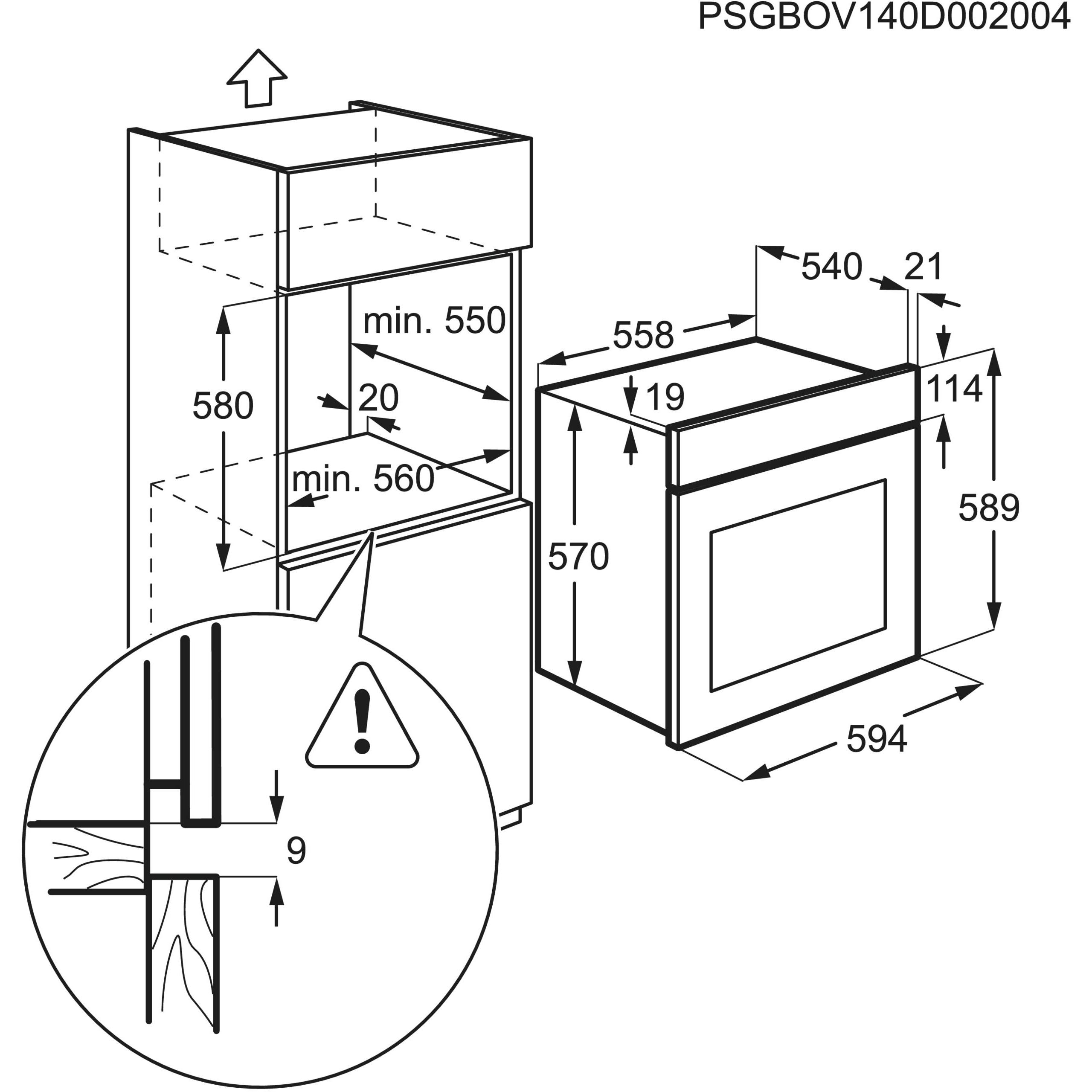 Духовой шкаф Electrolux ezb52410ax