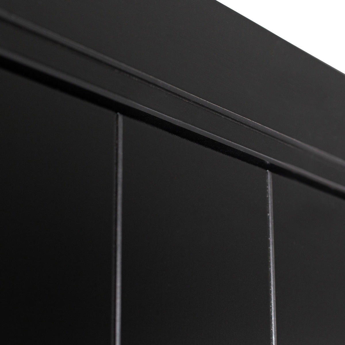 DREHTÜRENSCHRANK  in Schwarz  - Schwarz, Design, Holz (94/195/53cm) - Livetastic