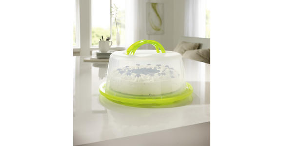 TORTENGLOCKE 34/15 cm - Klar/Gelb, Basics, Kunststoff (34/15cm) - Homeware