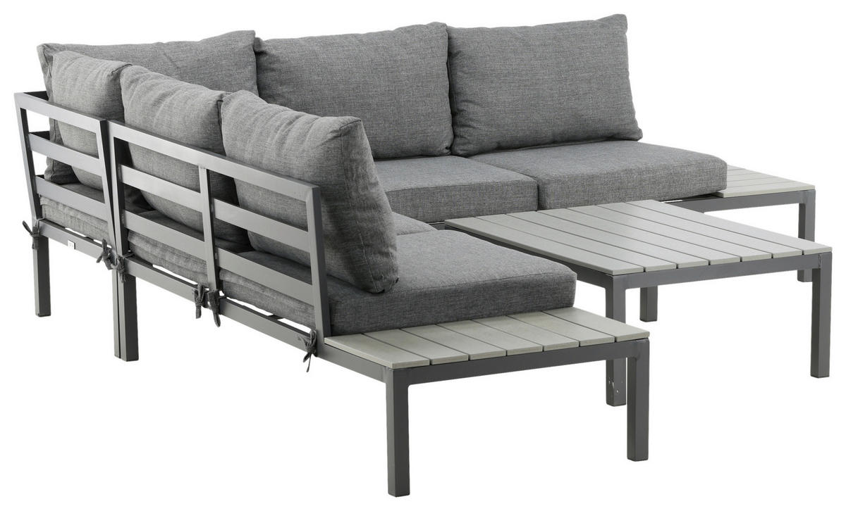 LOUNGEGRUPP  - svart, Klassisk, metall (133/167cm) - Gardenson