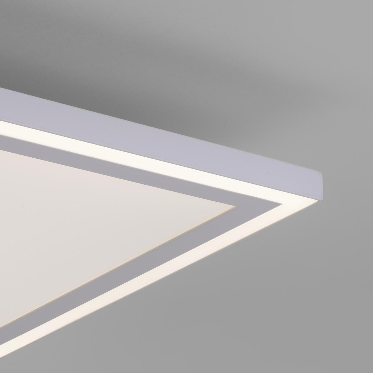 LED-DECKENLEUCHTE 46,4/46,4/6,2 cm   - Weiß, Basics, Kunststoff/Metall (46,4/46,4/6,2cm)