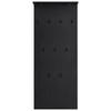 GARDEROBENPANEEL  in 50/110,6/20,9 cm  - Schwarz, LIFESTYLE, Holzwerkstoff (50/110,6/20,9cm) - MID.YOU