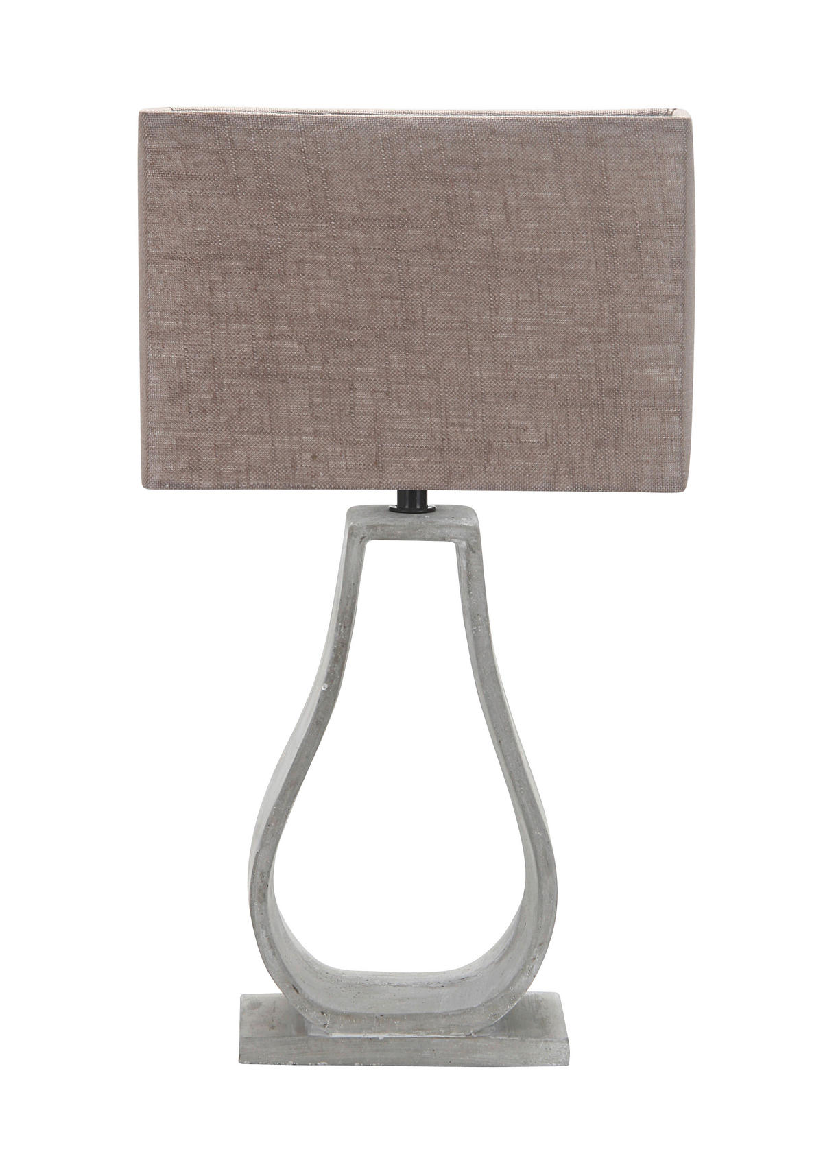 BORDSLAMPA 13/22.5/39.5 cm   - beige, Design, textil/sten (13/22.5/39.5cm)