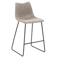 TRESENSTUHL in Hellgrau  - Hellgrau/Schwarz, KONVENTIONELL, Textil/Metall (49/99/51cm) - Livetastic