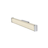 BADEZIMMER-WANDLEUCHTE Alla 60/7/7 cm   - Chromfarben, Design, Metall (60/7/7cm) - Helestra