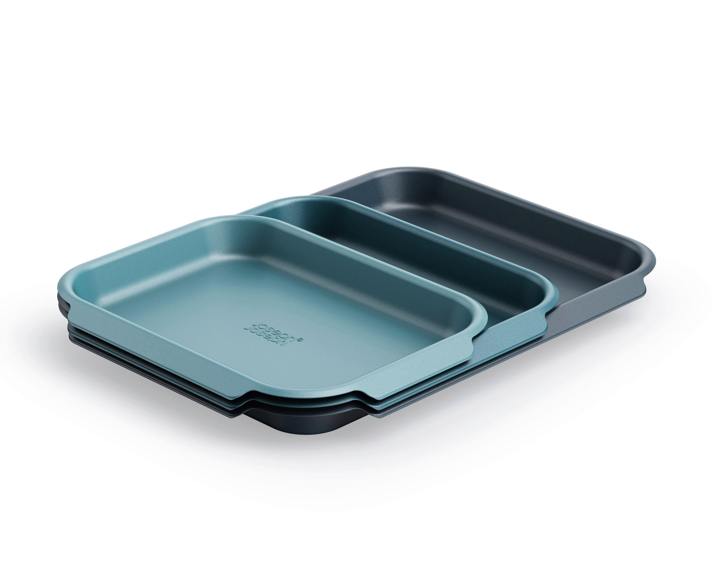 BACKBLECH Nest 30/41/4,96 cm  - Blau, Basics, Kunststoff/Metall (30/41/4,96cm) - Joseph Joseph