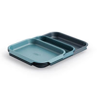 BACKBLECH Nest 30/41/4,96 cm  - Blau, Basics, Kunststoff/Metall (30/41/4,96cm) - Joseph Joseph