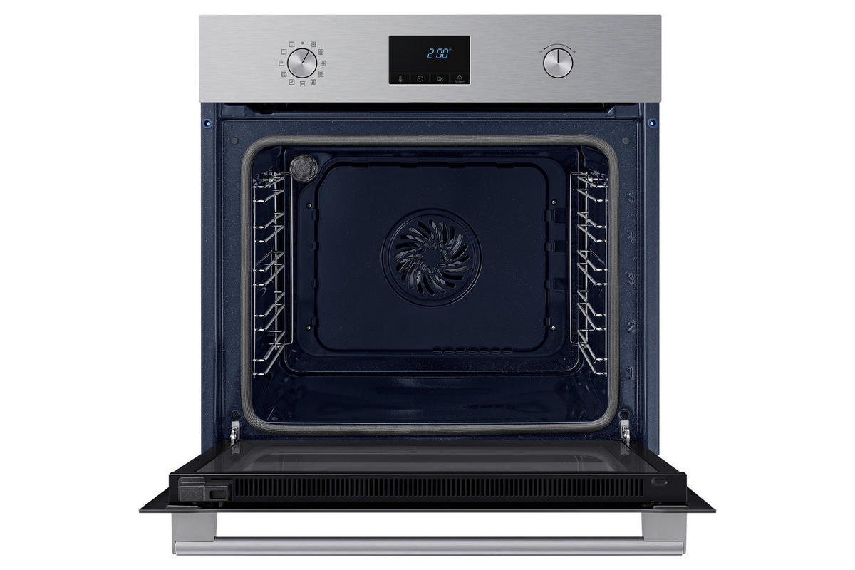 EINBAUBACKOFEN NV68A1170BS/OL  - Silberfarben/Schwarz, Design, Glas/Metall (59,5/59,5/57cm) - Samsung