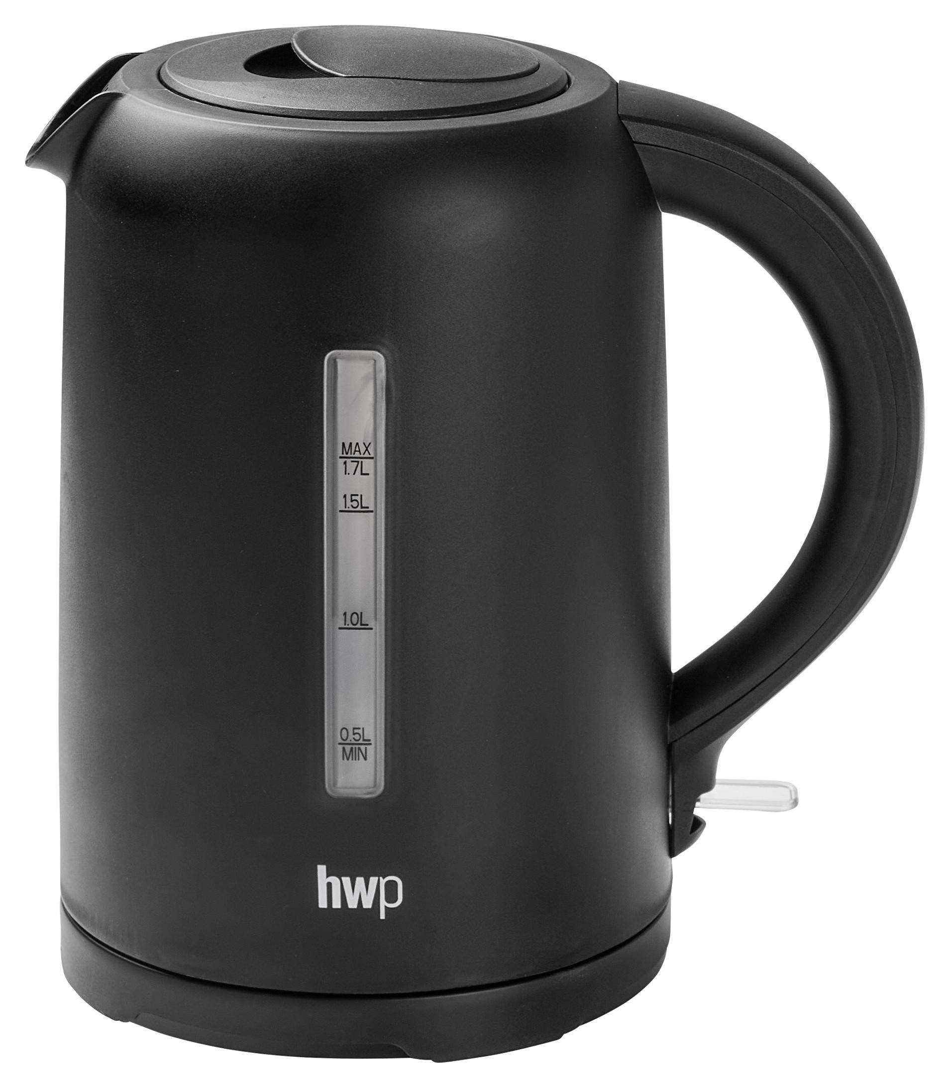 WASSERKOCHER 1.7 l  - Schwarz, Basics, Kunststoff/Metall (22,2/15,5/24cm) - Homeware Profession.