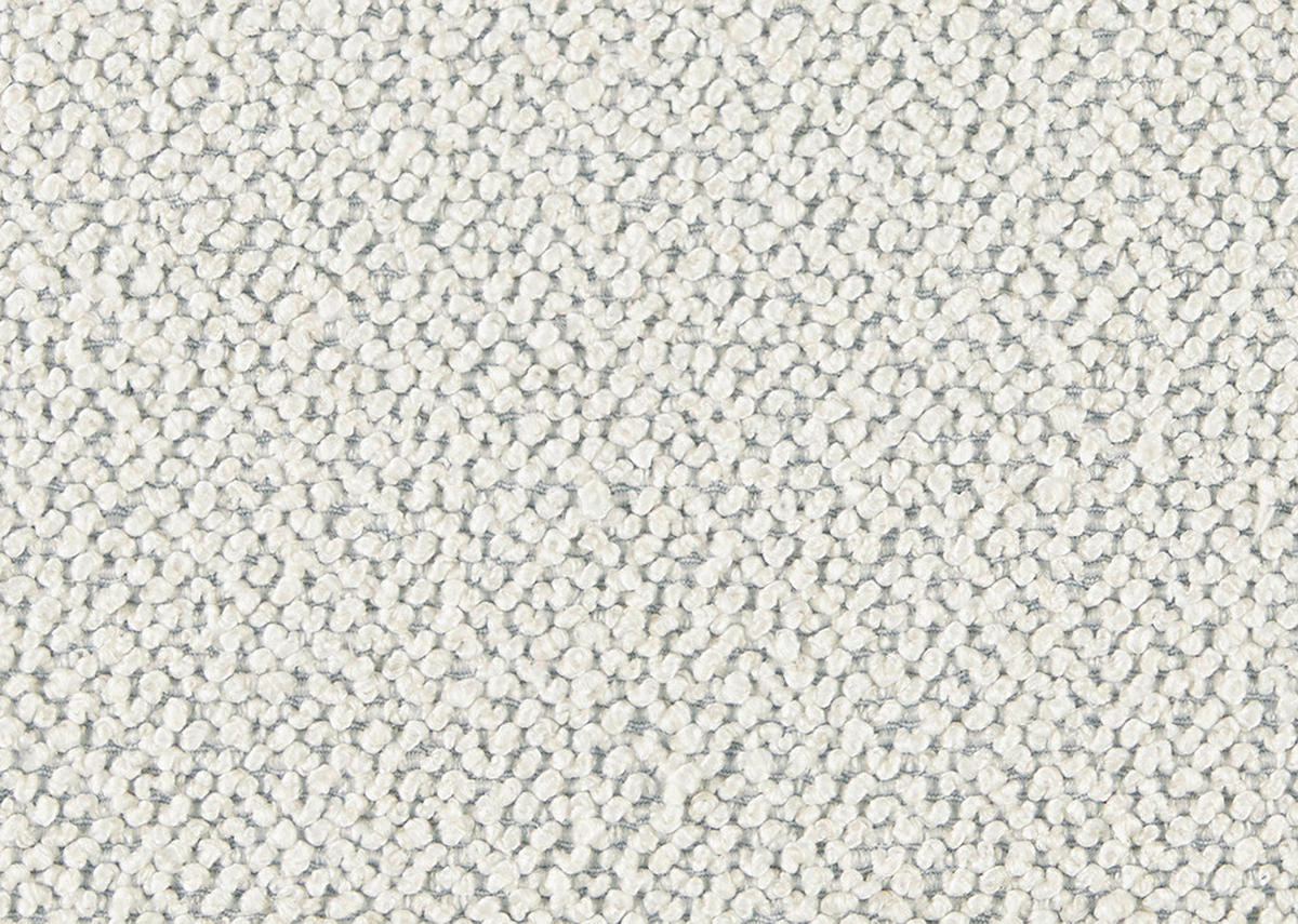 ECKSOFA in Flachgewebe Weiss  - Weiss/Schwarz, Design, Textil/Metall (259/152cm) - Dieter Knoll