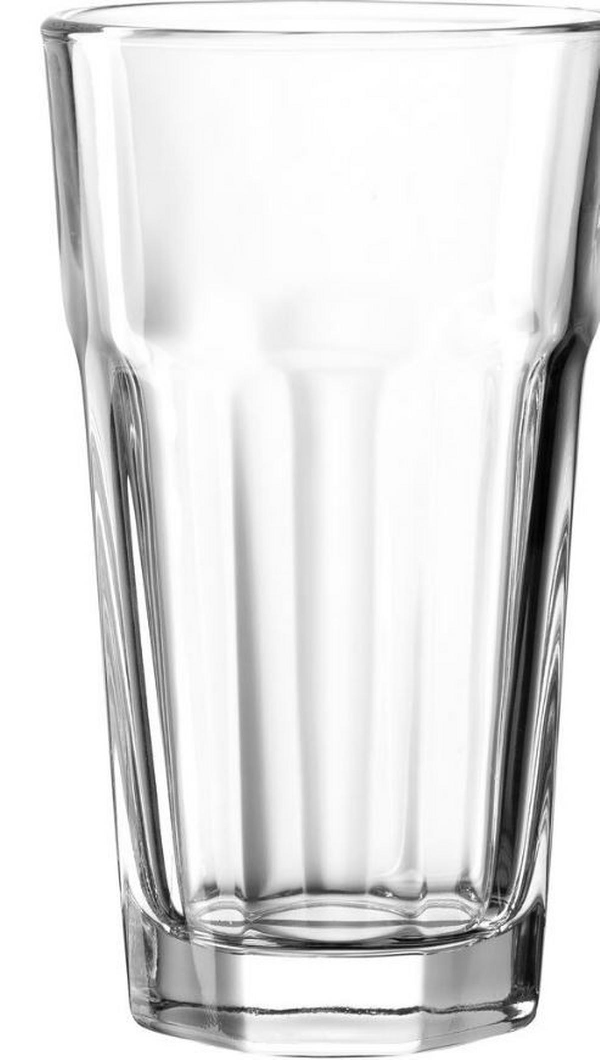 TRINKGLAS ROCK 340 ml  - Klar, Basics, Glas (8/14/8cm) - Leonardo