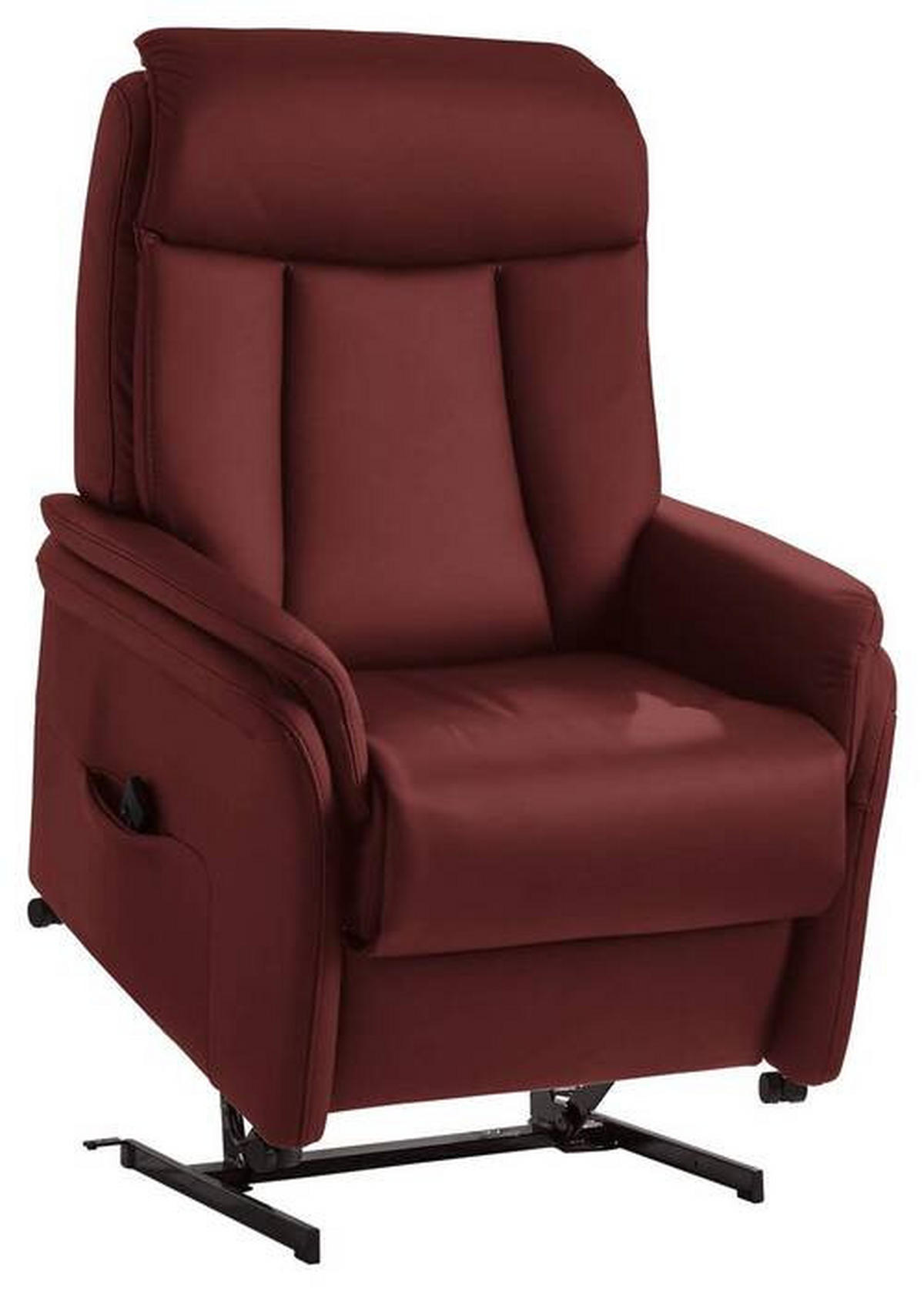 FERNSEHSESSEL in Brombeere  - Brombeere, Konventionell, Leder/Kunststoff (80/107/84cm) - Valdera