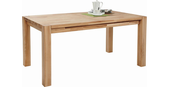 ESSTISCH Buchefarben rechteckig   - Buchefarben, KONVENTIONELL, Holz (160-240/90/76cm) - Linea Natura