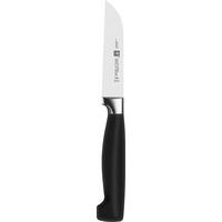 GEMÜSEMESSER **** VIER STERNE 8 cm  - Schwarz, Basics, Kunststoff/Metall (8cm) - Zwilling