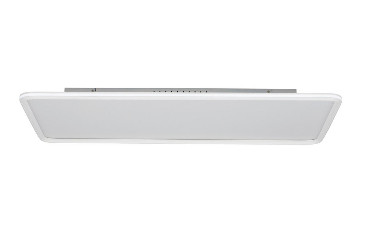 LED-DECKENLEUCHTE Bosona 110/60/7 cm  - Weiß, Basics, Kunststoff/Metall (110/60/7cm) - Novel