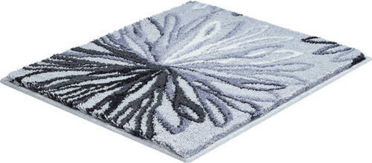 PŘEDLOŽKA K BIDETU, 50/60 cm - šedá/antracitová, Basics, textil/plast (50/60cm) - Grund