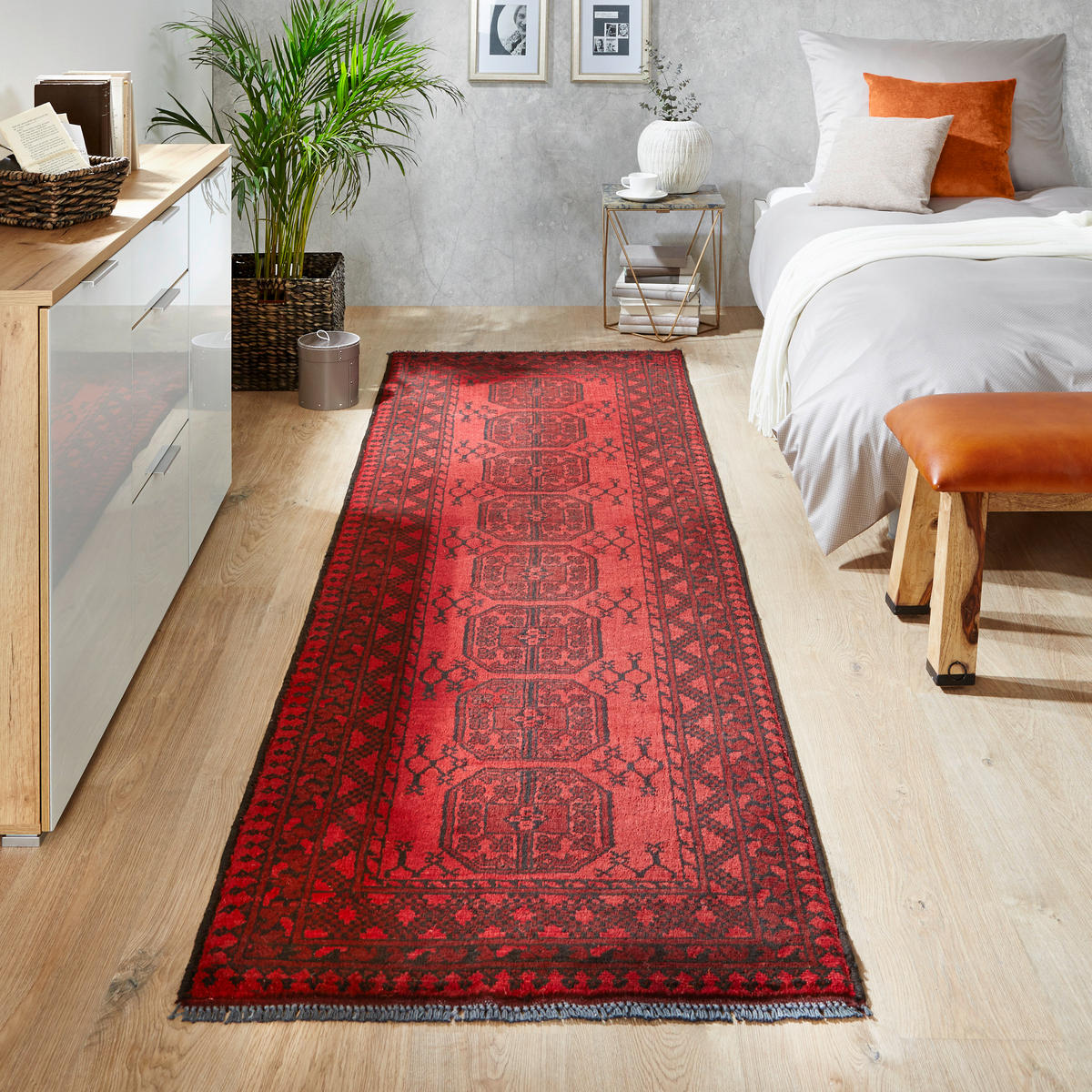 ORIENTTEPPICH 80/300 cm Afghan Classic  - Multicolor, Lifestyle (80/300cm) - Cazaris