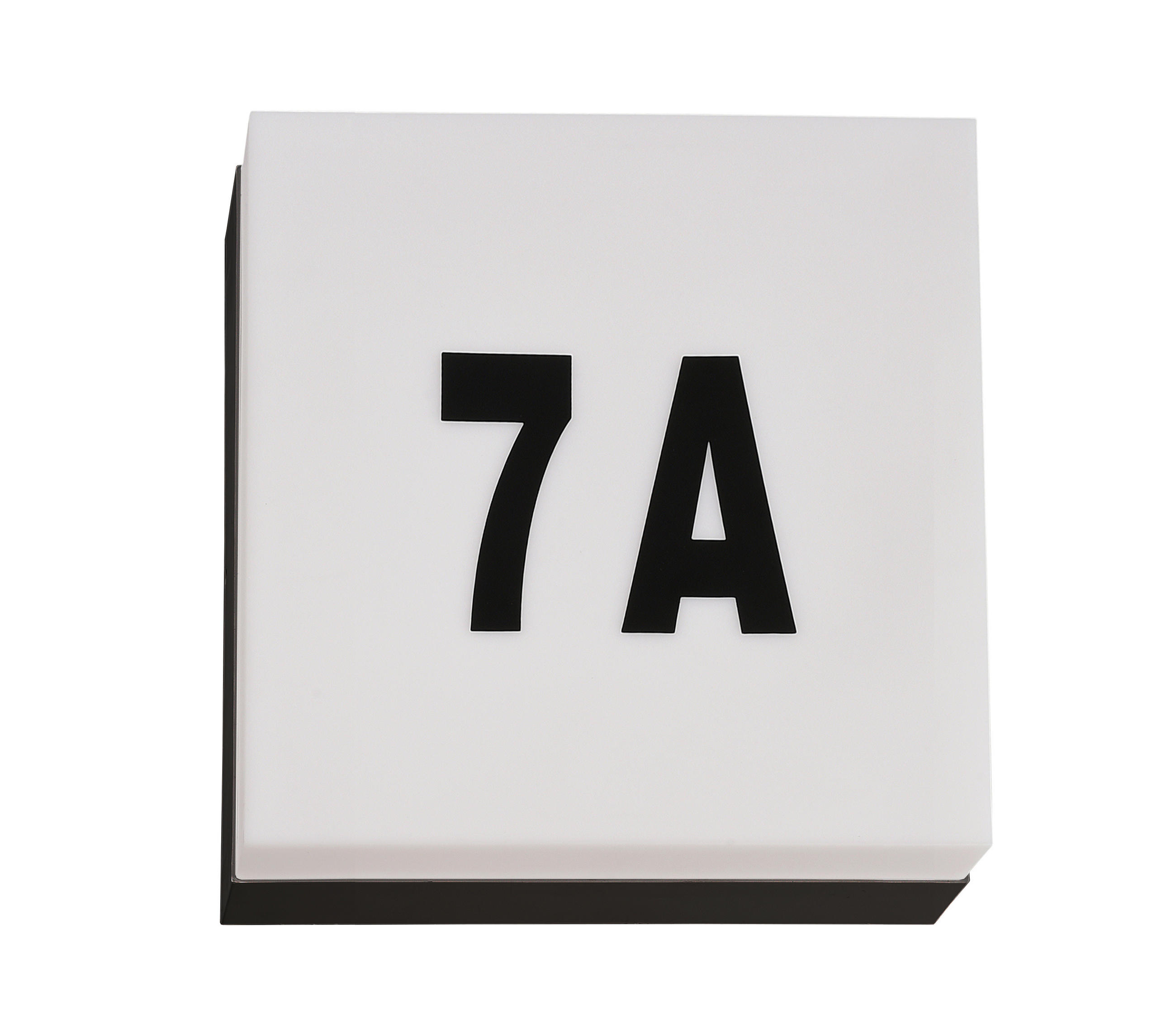 AUSSENWANDLEUCHTE - Schwarz, Konventionell, Kunststoff (27,5/27,5/6,5cm)