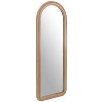 WANDSPIEGEL 60/160/4 cm    in oval  - Taupe, Design, Glas/Holzwerkstoff (60/160/4cm) - MID.YOU