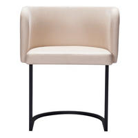 STOL stål  - beige/svart, Design, metall/textil (51/75/60cm) - Johann Jakob