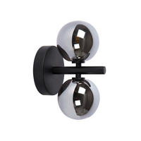 WANDLEUCHTE 12/15/22 cm   - Schwarz, Design, Glas (12/15/22cm) - Lucide