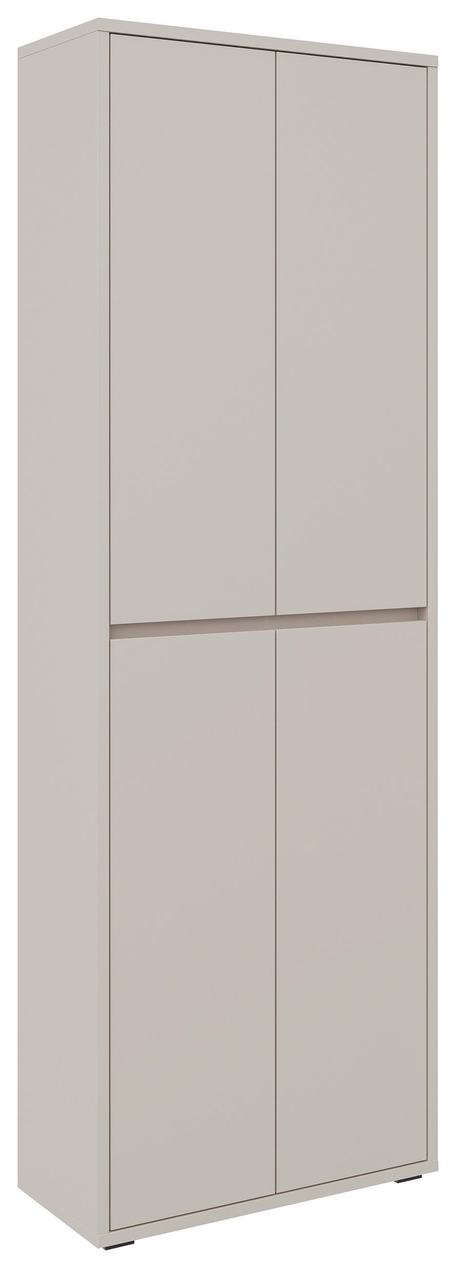 CIPŐSSZEKRÉNY 70/210/34 cm  - kasmírszínű/antracit, Konventionell, műanyag/faalapú anyag (70/210/34cm) - Xora