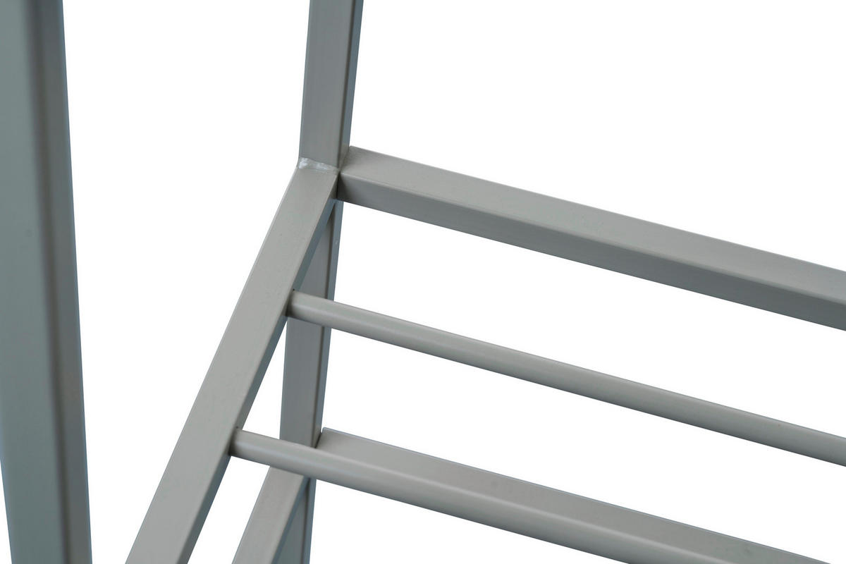 KLEIDERWAGEN in Grau 75/183/35 cm   - Grau, Basics, Kunststoff/Metall (75/183/35cm)