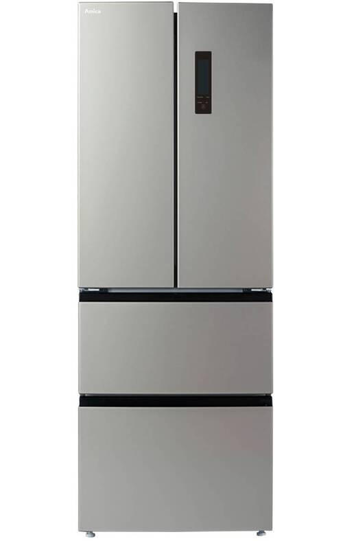 FRENCH-DOOR 65,4/180,3/71,7 cm KGCN388180E  - Edelstahlfarben, Basics, Metall (65,4/180,3/71,7cm) - Amica