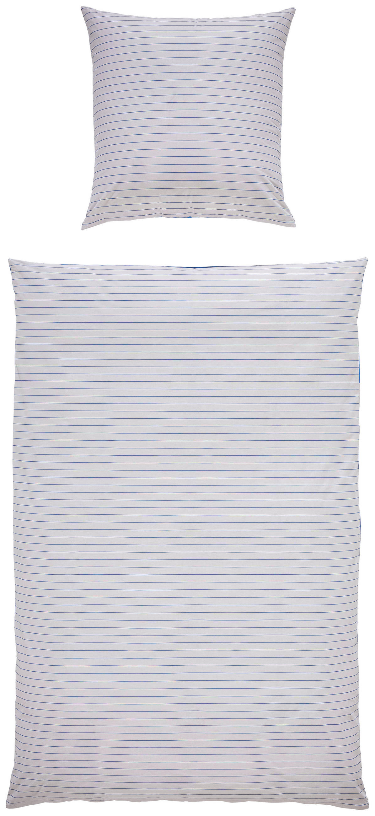 WENDEBETTWÄSCHE Renforcé 155/220 cm  - Sandfarben/Blau, Design, Textil (155/220cm) - Tom Tailor