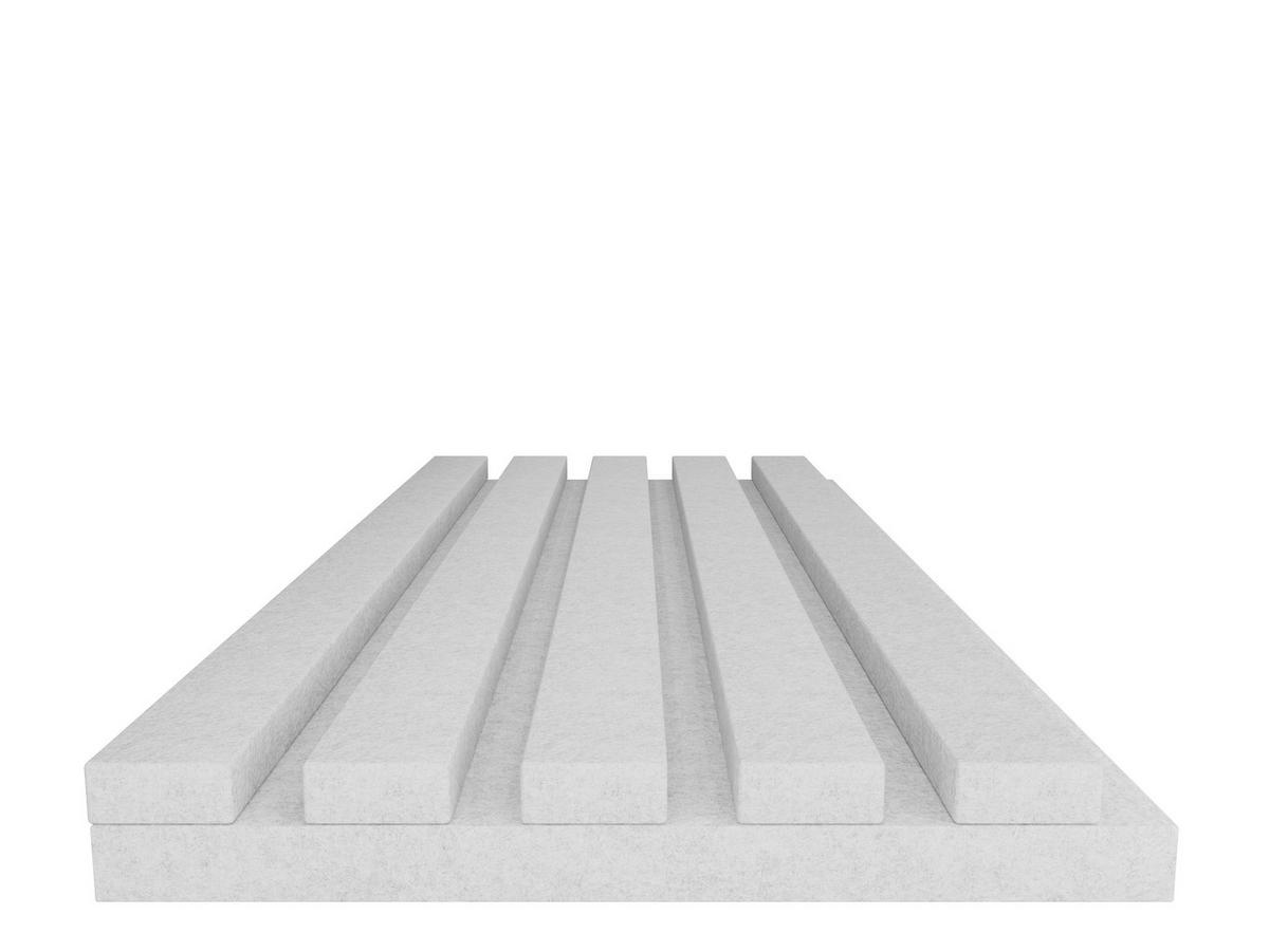 AKUSTIKPANEEL  - Hellgrau, Basics, Kunststoff (20/240/1,8cm)