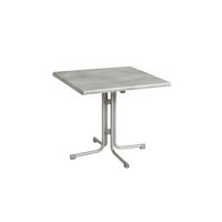 GARTENKLAPPTISCH  - Platinfarben/Grau, Basics, Holzwerkstoff/Metall (70/70/72cm) - Gardenson