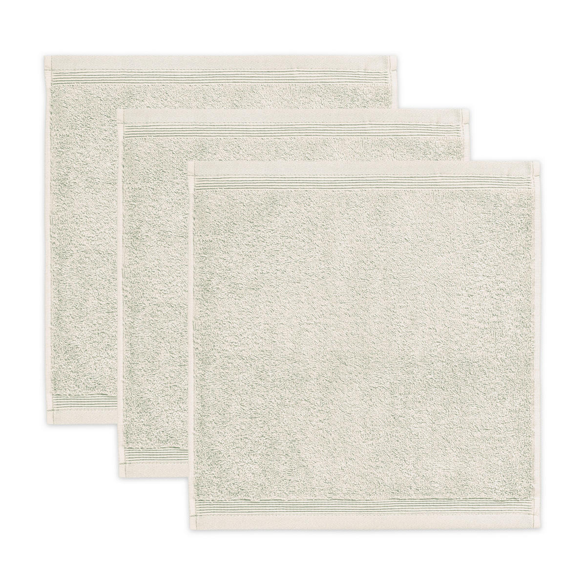 FROTTIERSET Naturfarben 3-teilig  - Naturfarben, Basics, Textil (30/30cm) - Moeve