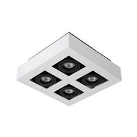 LED-DECKENLEUCHTE    25/25/8.8 cm  - Weiss, Design (25/25/8.8cm) - Lucide