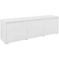 ŠATNÍ LAVICE, 145,1/50,1/33,8 cm - bílá/barvy stříbra, Konvenční, kompozitní dřevo (145,1/50,1/33,8cm) - Xora