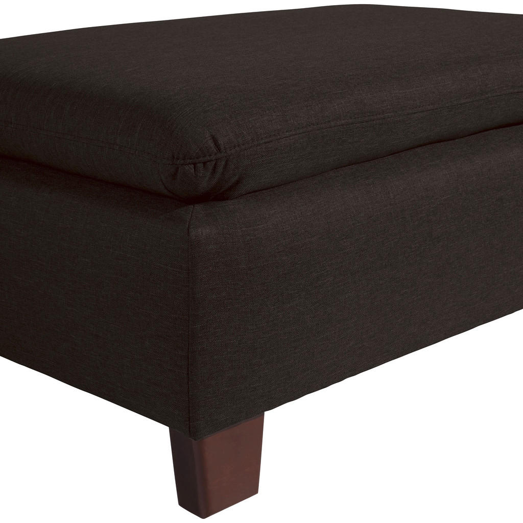 Thumbnail - Max Winzer Hocker, Dunkelbraun, Textil, 90x60x43 cm, Goldenes M, Made in Germany, Wohnzimmer, Hocker, Sitzhocker