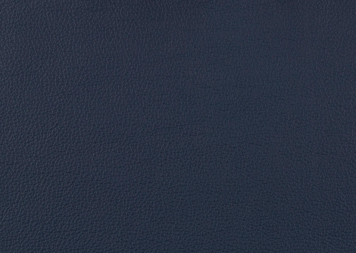 ECKSOFA in Echtleder Blau  - Blau/Silberfarben, Design, Leder/Metall (200/315cm) - Chilliano