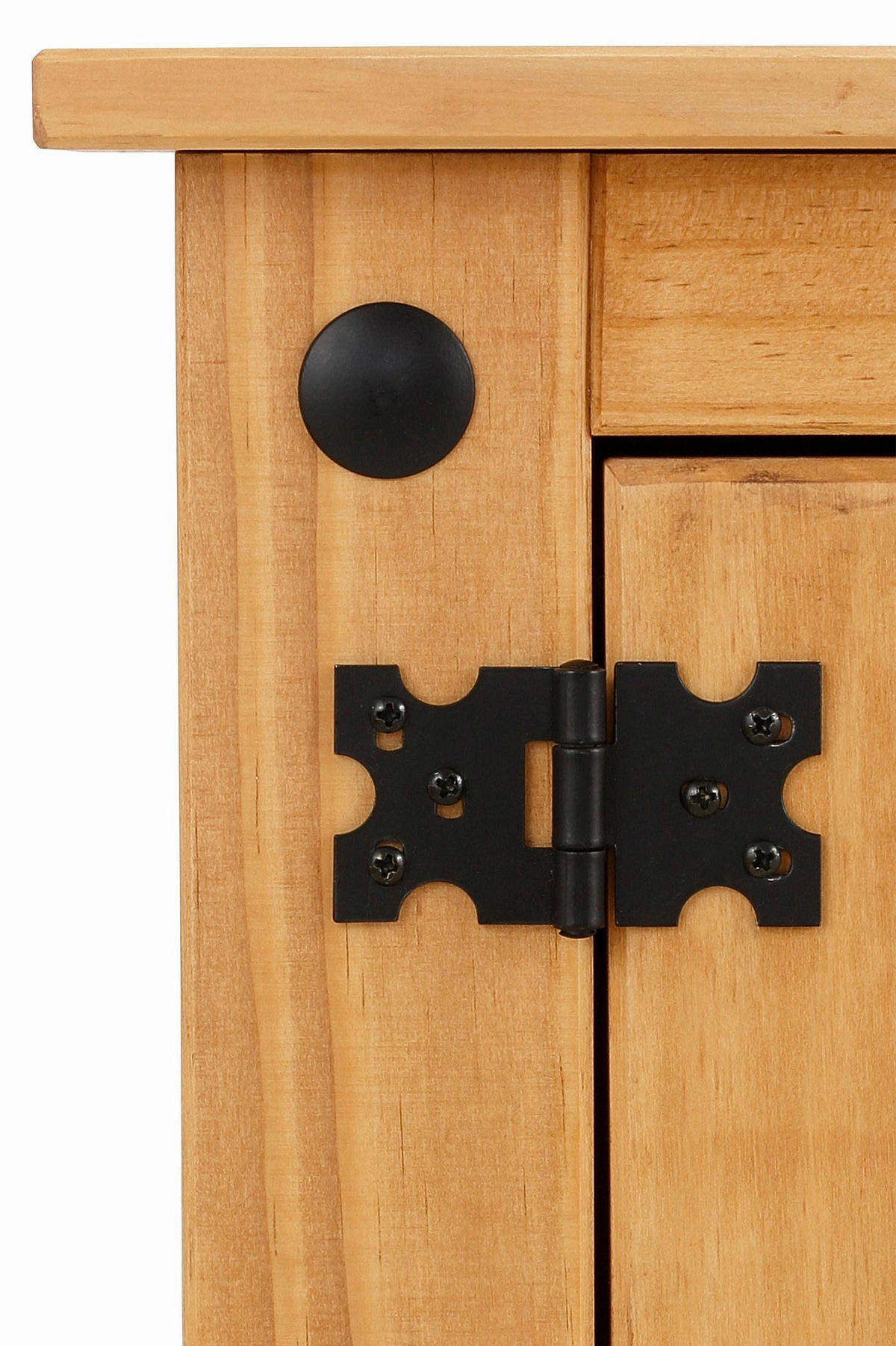 LOWBOARD MEXICO   in 160/45/45 cm  - Naturfarben, Design, Holz/Metall (160/45/45cm) - MID.YOU