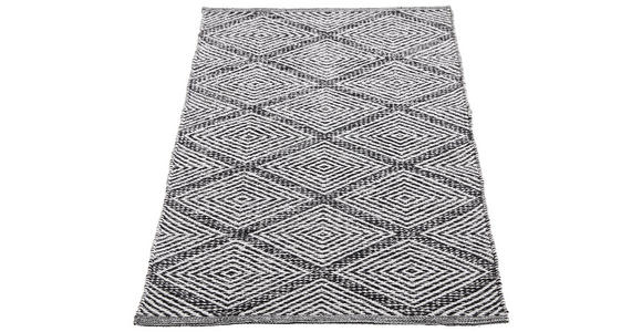 FLECKERLTEPPICH 60/120 cm Diamant Black Schwarz  - Schwarz, Design, Textil (60/120cm) - Boxxx