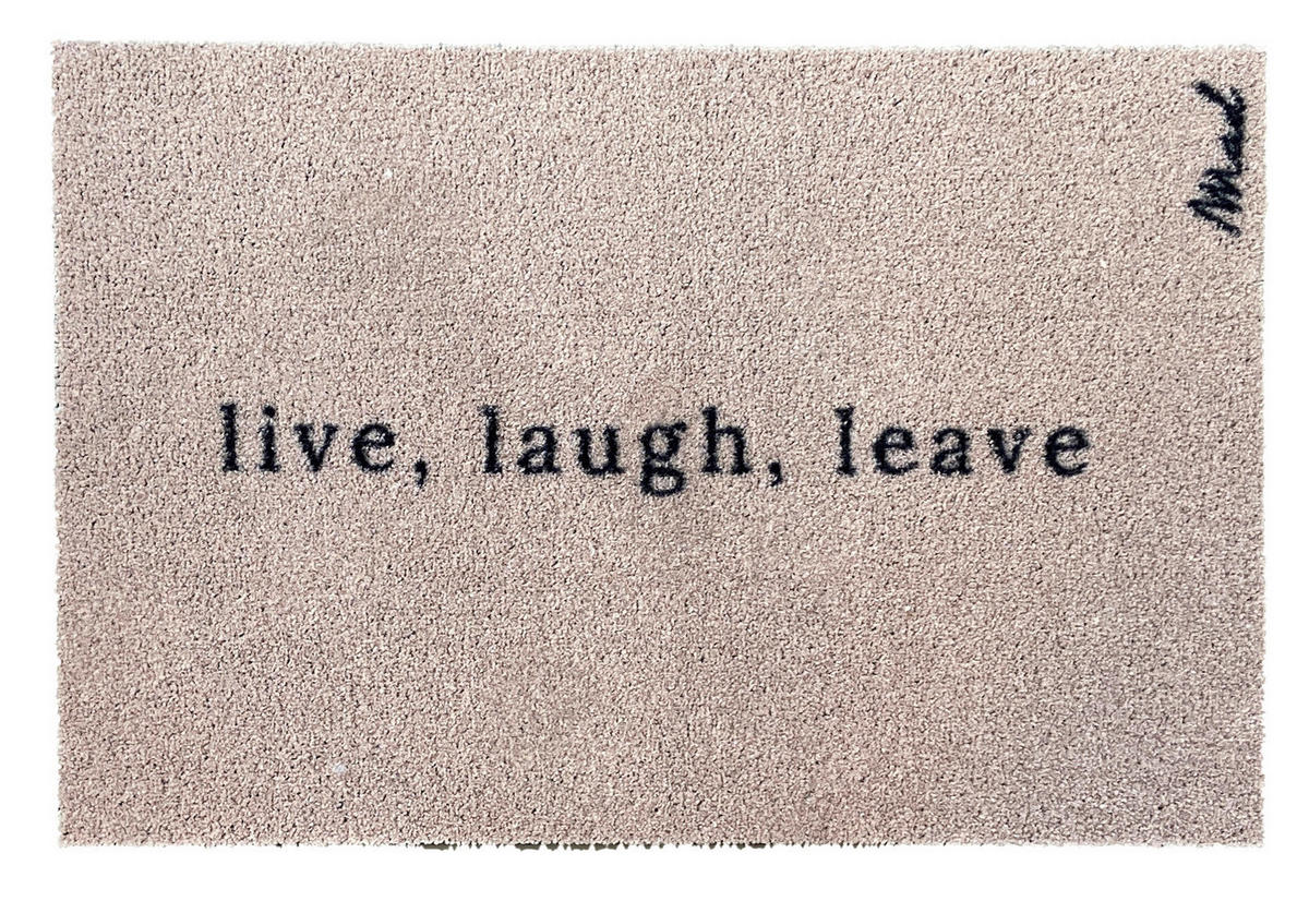 FUßMATTE  50/75 cm  Champagner  - Champagner, Trend, Kunststoff (50/75cm) - madaboutmats