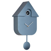 WANDUHR CUCKOO Blau 21,5/41/8,5 cm  - Blau, Basics, Kunststoff (21,5/41/8,5cm) - Karlsson