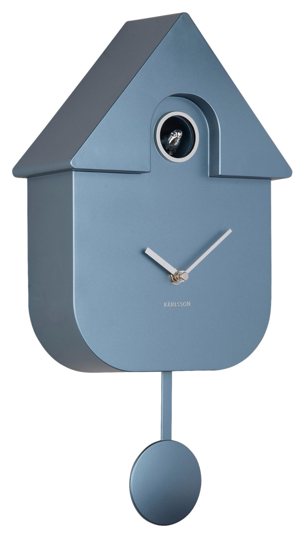 WANDUHR CUCKOO Blau 21,5/41/8,5 cm  - Blau, Basics, Kunststoff (21,5/41/8,5cm) - Karlsson