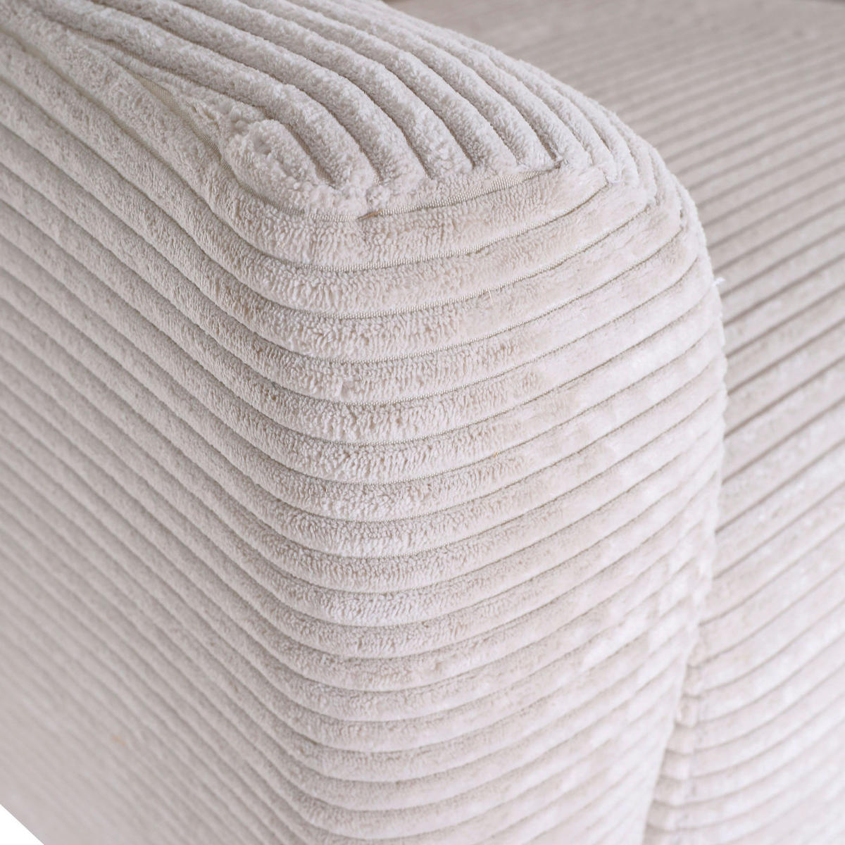SESSEL Cord Creme    - Creme/Naturfarben, Trend, Holz/Textil (77/80/93cm)