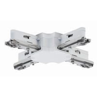 SCHIENENSYSTEM-VERBINDER URail 10,4/10,4/1,8 cm  - Weiß, Design, Kunststoff/Metall (10,4/10,4/1,8cm) - Paulmann