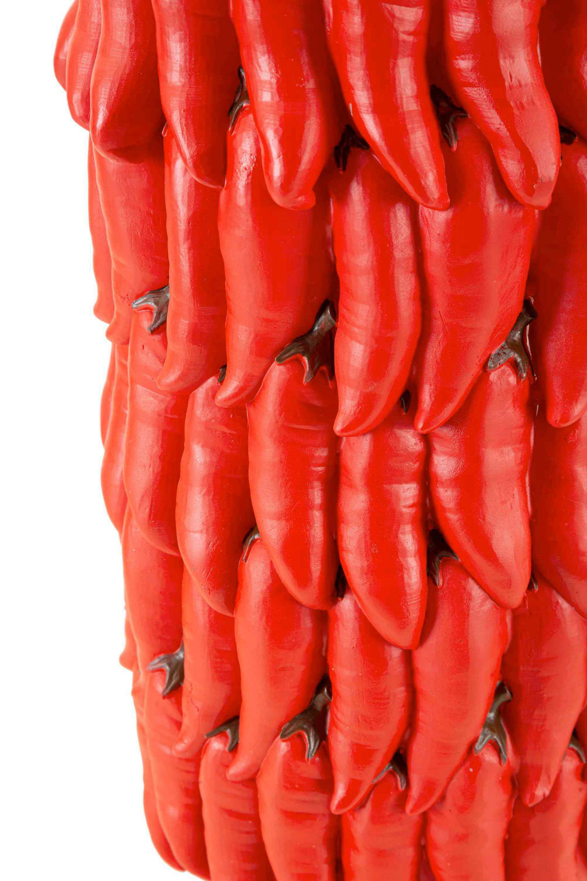 VASE  - Rot, Basics, Kunststoff (20/34/20cm)