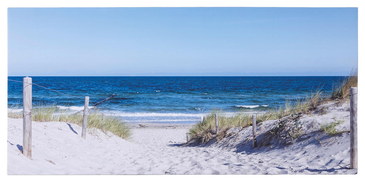 LEINWANDBILD Strand & Meer  - Multicolor, LIFESTYLE, Holz/Papier (115/55/3cm)