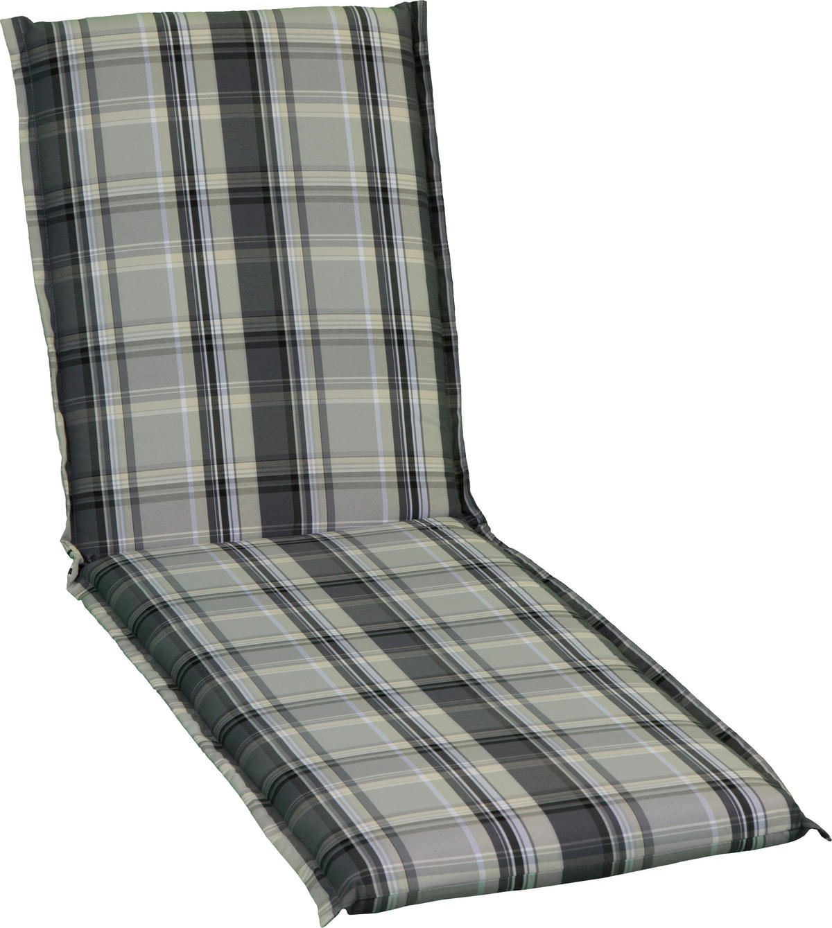 LIEGENAUFLAGE in Beige Karo  - Beige, Basics, Textil (195/62/8cm) - Gardenson