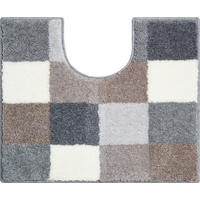 WC PŘEDLOŽKA, 49/60 cm - bílá/béžová, Basics, textil/plast (49/60cm) - Grund