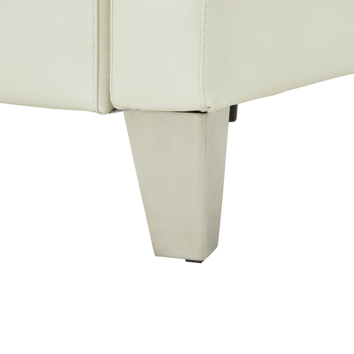 GARTENSET Lederlook  - Hellgelb, Design, Leder/Textil - Livetastic