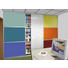 RAUMTEILERSYSTEM - Blau/Edelstahlfarben, KONVENTIONELL, Glas/Holzwerkstoff - Novel RAUMTEILERSYSTEM - Blau/Edelstahlfarben, KONVENTIONELL, Glas/Holzwerkstoff - Novel