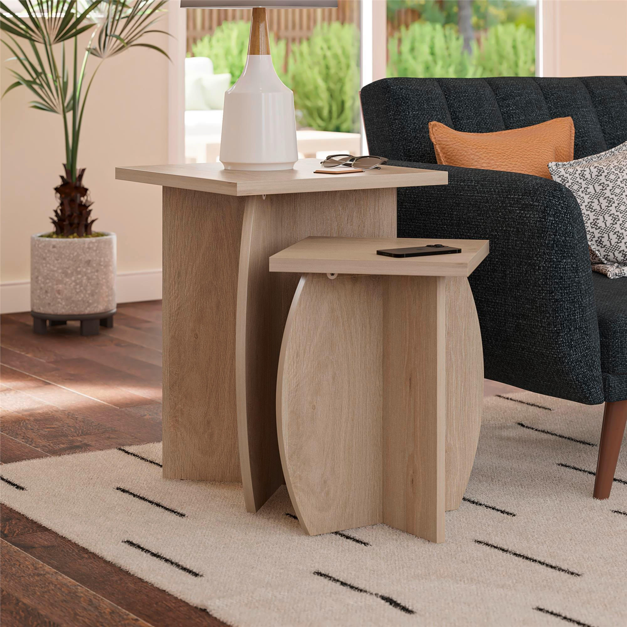 COUCHTISCH Voler 48/48/63 cm quadratisch Eichefarben  - Eichefarben, Design, Holzwerkstoff (48/48/63cm) - MID.YOU